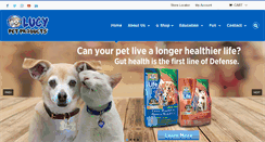 Desktop Screenshot of lucypetproducts.com